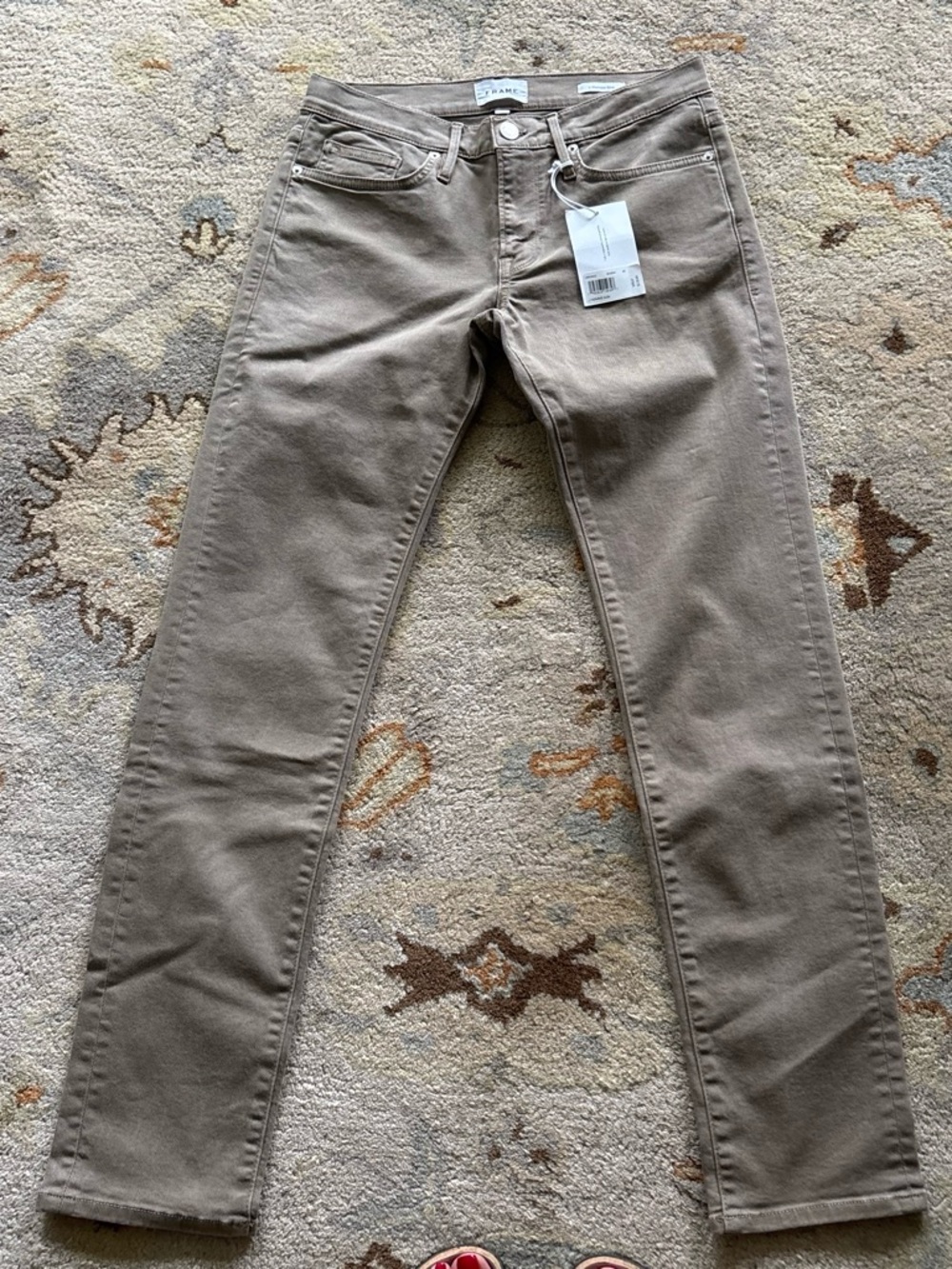 Frame Denim Women’s Taupe Skinny Jeans